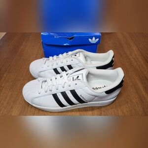 Adidas Men's Superstar White Black Sneakers